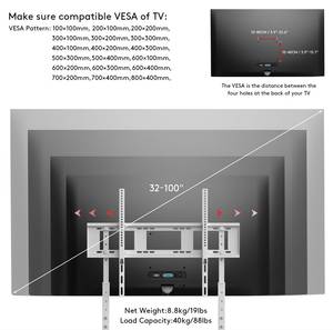 TV Stand TV Ständer für 32-100" Weiß