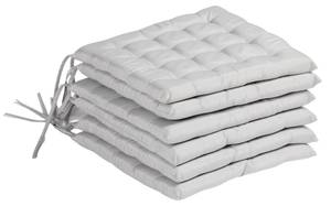 Sitzkissen Set 84G-389V00LG Grau - Textil - 40 x 4 x 40 cm