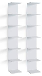 Étagère murale Paolo 2 pcs. Blanc