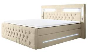 Boxspringbett Moonlight Beige - Breite: 140 cm - H4