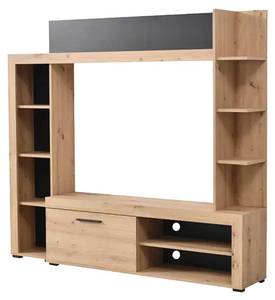 TV Wand BALTIMORE Grau - Holzwerkstoff - 33 x 157 x 172 cm