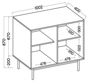 Sideboard NEKSTO Breite: 101 cm