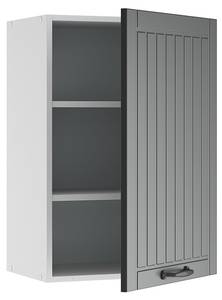 Badschrank Fame-Line 43436 Grau - Weiß - Holzwerkstoff - 50 x 72 x 35 cm