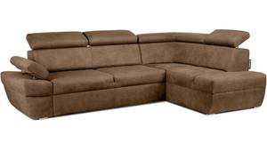 Ecksofa RATLO rechts Textil - Holz teilmassiv - 270 x 110 x 190 cm