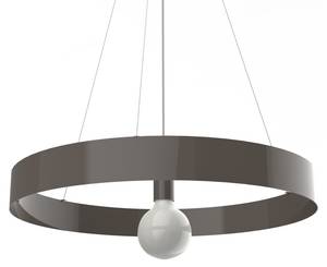 Suspension Halo Gris clair brillant - 60 x 60 cm