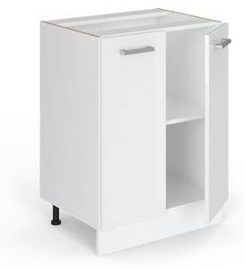 Meuble bas de cuisine R-Line 29240 Blanc brillant