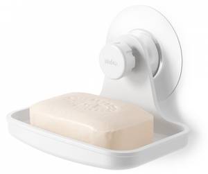 Porte savon Flex Blanc - Matière plastique - 10 x 8 x 13 cm