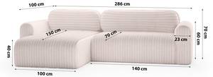 Ecksofa Pablitto Pink