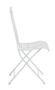 Chaises de jardin Kiran Lot de 2 Blanc