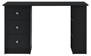 Bureau Lemberg avec 3 Tiroirs Noir