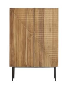 Schrank PORTLAND Beige - Massivholz - 100 x 150 x 100 cm