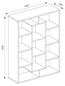 Meuble de rangement cube  28031 Blanc