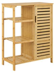 Badezimmerschrank Vetlanda Braun - Bambus - 66 x 87 x 33 cm