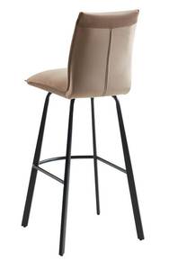 Tabouret de bar INDILANE Lot de 2 Taupe