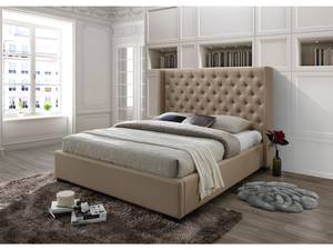 Cadre de lit MASSIMO Beige - 215 x 141 x 183 cm