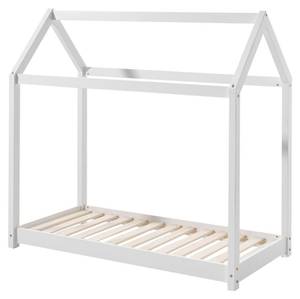 Lit de maison Cabane Toddler Blanc - 78 x 132 x 146 cm