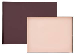 Beistelltisch 2er Copenhagen Pink - Violett - Metall - 48 x 50 x 36 cm