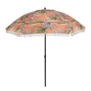 Parasol Palm Leaves Orange - Textile - 220 x 238 x 220 cm