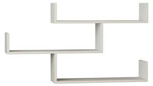 Étagère murale Nebulon Blanc - Bois manufacturé - 23 x 67 x 119 cm