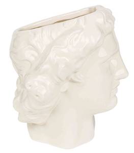 Vase Apollo von DOIY Weiß - Keramik - 20 x 24 x 19 cm