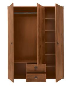 Drehtürenschrank Indiana Braun - Holzwerkstoff - 150 x 196 x 57 cm