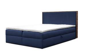 Boxspringbett Krisi Marineblau