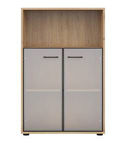 Highboard Space Office Braun - Holzwerkstoff - 80 x 122 x 38 cm