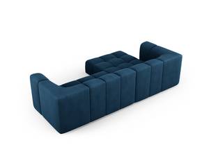 modulares Ecksofa SERENA 3 Sitzplätze Hochglanz Nachtblau