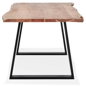 Table À Diner RAFA Beige - Bois massif - 95 x 77 x 200 cm