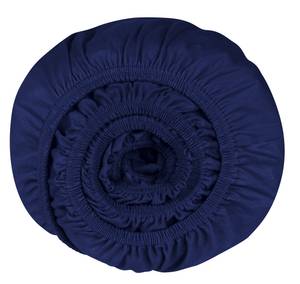 Topper Spannbettlaken Flexi Nachtblau - Breite: 180 cm