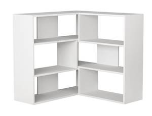 Bücherregal MOLLY Nr. 3 -  Weiß Weiß - Holzwerkstoff - 158 x 89 x 30 cm