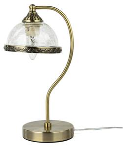 Tischlampe LOUIS Glas - Metall - 15 x 35 x 18 cm