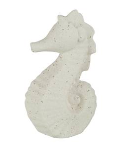 Seepferdchen Sand Weiß - Fine Bone China - Porzellan - 6 x 15 x 9 cm