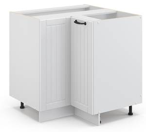 Eckschrank Fame-Line 45792 Schneeweiß - Weiß - Tiefe: 60 cm