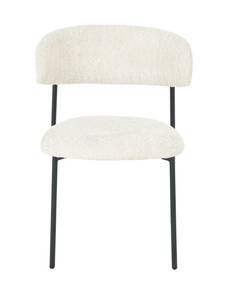 Lot de 2 chaises Ester Beige - Textile - 58 x 78 x 54 cm