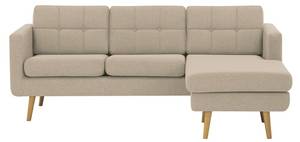 Ecksofa Brest Creme - Ecke davorstehend rechts