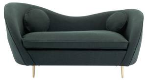 Sofa ORMARA Grün - Textil - 75 x 84 x 160 cm