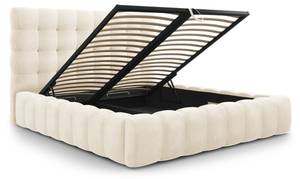 Bett mit Box und Kopfteil MAMAIA Beige