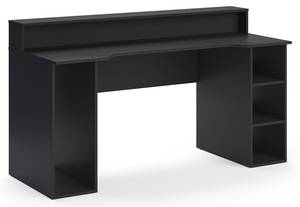 Bureau Roni 37186 Noir - Bois manufacturé - 160 x 91 x 65 cm