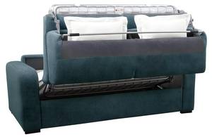 Schlafsofa BEVIS Blau - Textil - 96 x 88 x 198 cm