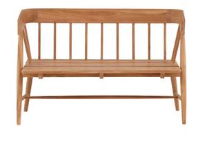 Canapé de jardin Split En partie en bois massif - 132 x 85 x 58 cm