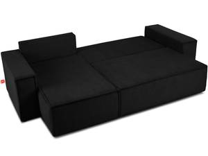 NAPI Universal-Ecksofa Schwarz - Breite: 262 cm