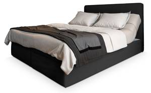 Boxspringbett ASTOR Schwarz - Breite: 180 cm