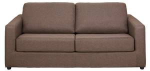 Schlafsofa DONETO Braun - Textil - 90 x 90 x 194 cm