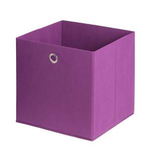 Opvouwbare boxen Uni (2-delige set) Bessenkleurig