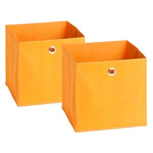 Boîte de rangement Uni (ensemble de 2) Orange