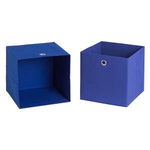 Opvouwbare boxen Uni (2-delige set) Royalblauw