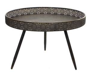 Table d'appoint Ronde Bronze - Marron