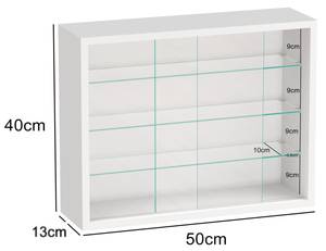 Vitrinenschrank KA7300WHITE Weiß