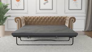 Sofa Karl 3-Sitzer Chesterfield Beige